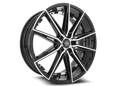 Blade Luxury RT-459 Barrett Gloss Black and Machined Wheel; 20x8.5; 35mm Offset (05-09 Mustang)