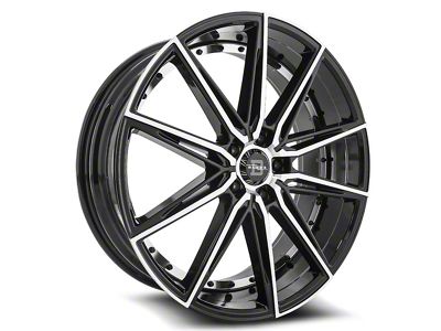 Blade Luxury RT-459 Barrett Gloss Black and Machined Wheel; 20x8.5; 35mm Offset (99-04 Mustang)