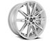 Blade Luxury RT-459 Barrett Silver and Machined Wheel; 20x8.5; 35mm Offset (99-04 Mustang)