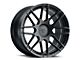 Blaque Diamond Wheels BD-F12 Satin Black FP Wheel; 20x10 (05-09 Mustang)