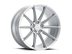 Blaque Diamond Wheels BD-11 Gloss Silver Wheel; Front Only; 20x9; 15mm Offset (06-10 RWD Charger)