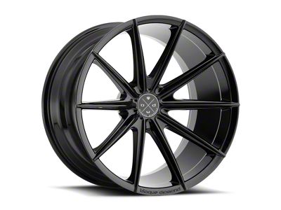 Blaque Diamond Wheels BD-11 Gloss Black Wheel; 20x10; 25mm Offset (10-15 Camaro)