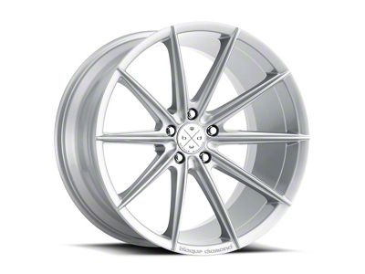 Blaque Diamond Wheels BD-11 Gloss Silver Wheel; 20x10; 25mm Offset (10-15 Camaro)