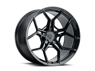 Blaque Diamond Wheels BD-F25 Gloss Black DP Wheel; 20x10; 25mm Offset (10-15 Camaro)