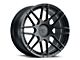 Blaque Diamond Wheels BD-F12 Satin Black DP Wheel; 20x10 (10-14 Mustang)