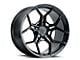 Blaque Diamond Wheels BD-F25 Gloss Black FP Wheel; 20x9 (94-98 Mustang)