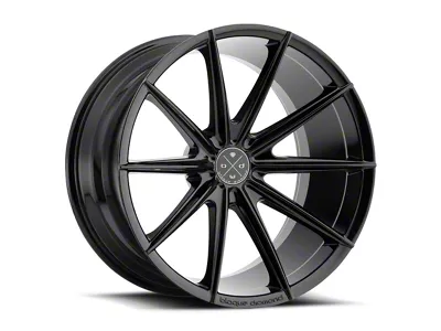 Blaque Diamond Wheels BD-11 Gloss Black Wheel; 22x9; 15mm Offset (08-23 RWD Challenger, Excluding Widebody)