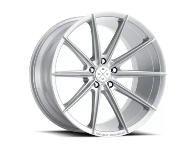 Blaque Diamond Wheels BD-11 Gloss Silver Wheel; Rear Only; 20x11; 20mm Offset (08-23 RWD Challenger, Excluding Widebody)