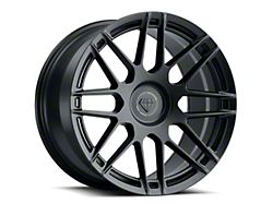Blaque Diamond Wheels BD-F12 Satin Black DP Wheel; Rear Only; Rear Only; 20x10 (08-23 RWD Challenger, Excluding Widebody)