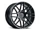 Blaque Diamond Wheels BD-F12 Satin Black DP Wheel; Rear Only; 20x10 (11-23 AWD Charger)