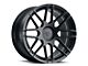 Blaque Diamond Wheels BD-F12 Satin Black DP Wheel; Rear Only; Rear Only; 20x10 (11-23 RWD Charger)