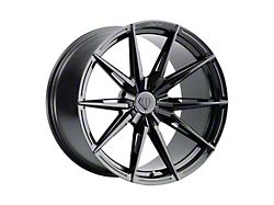 Blaque Diamond Wheels BD-F29 Gloss Black DP Wheel; Rear Only; 20x11; 45mm Offset (05-13 Corvette C6)