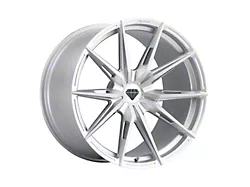 Blaque Diamond Wheels BD-F29 Silver with Brush Face DP Wheel; Rear Only; 20x11; 45mm Offset (05-13 Corvette C6)