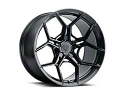 Blaque Diamond Wheels BD-F25 Gloss Black FP Wheel; 20x9; 40mm Offset (97-04 Corvette C5)