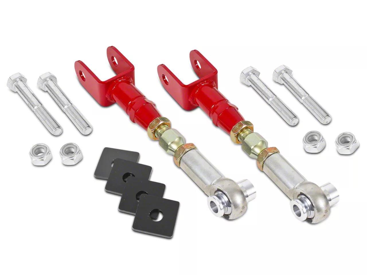 BMR Mustang On-Car Adjustable Rear Toe Links; Red BMR-TR005R (15