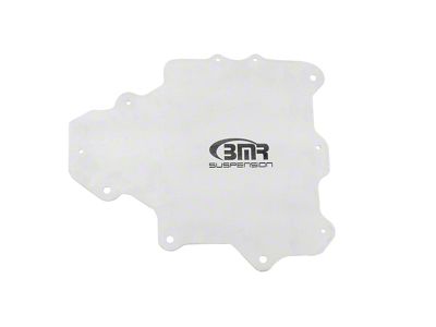 BMR Aluminum A/C Delete Panel; Bare with BMR Logo (93-02 Camaro)