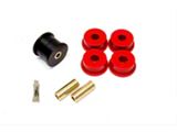 BMR Differential Mount Bushing Kit, Poly/Delrin Combo; Black/Red (10-15 Camaro)