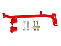 BMR Manual Steering Conversion Bracket; Red (93-02 Camaro)