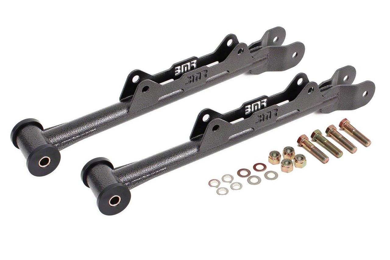 BMR Camaro Non-Adjustable Rear Lower Control Arms; Delrin; Black ...