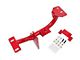 BMR T-56 Transmission Torque Arm Relocation Crossmember; Red (98-02 5.7L Camaro)