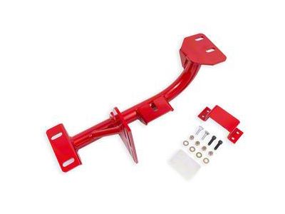 BMR TH400 Transmission Torque Arm Relocation Crossmember; Red (98-02 5.7L Camaro)