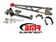 BMR Tunnel Mounted Torque Arm with Driveshaft Safety Loop; Black Hammertone (93-02 Camaro w/ Stock Exahust)