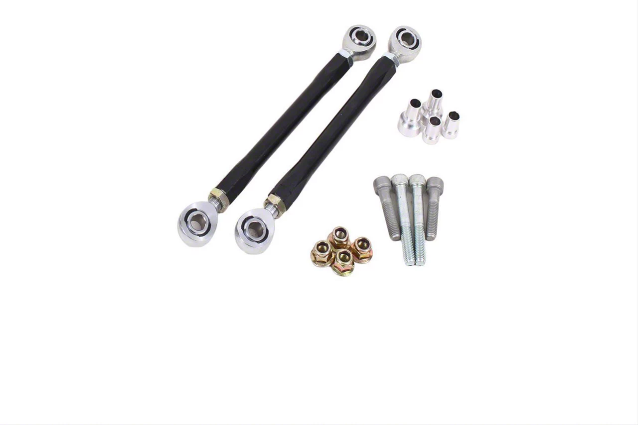 BMR Challenger Adjustable End Link Kit for Rear Sway Bar; Black BMR ...