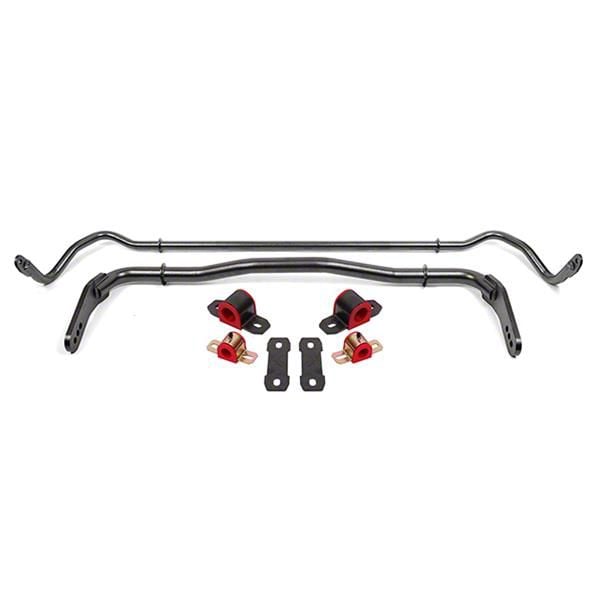 Bmr Challenger Adjustable Front And Non Adjustable Rear Sway Bars Black Hammertone Bmr Sb H