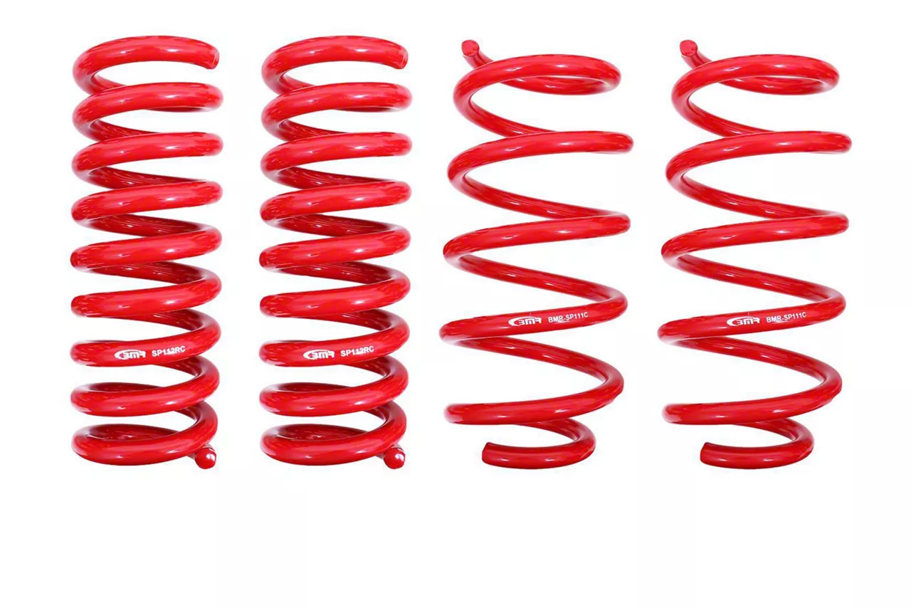 BMR Challenger Front and Rear Lowering Springs; Performance Version ...
