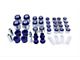 BMR Non-Adjustable Complete Bushing Kit; Blue (08-23 Challenger)