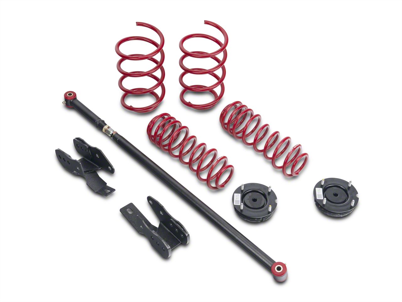 BMR Mustang Lowering Spring Package; Black Hammertone BMR-LSP001H (05 ...