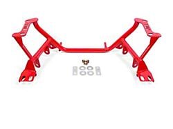 BMR Coil-Over K-Member; Motor Plate Version; Red (96-04 Mustang)