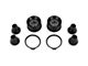 BMR Front Radius Rod Bearing Kit; Black Anodized (24-25 Mustang)