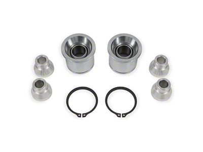 BMR Rear Lower Control Arm Bearing Kit; Black Anodized (24-25 Mustang)