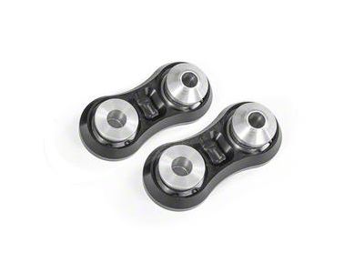 BMR Rear Lower Vertical Links; Spherical Bearings; Black Anodized (20-22 Mustang GT500; 2024 Mustang w/ Performance Pack, Dark Horse)