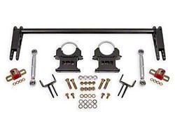 BMR Rear Weld-On Anti-Roll Bar Kit; 1.25-Inch; Black Hammertone (79-04 Mustang)