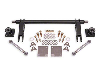 BMR Rear Weld-On Anti-Roll Bar Kit; 1.375-Inch; Black Hammertone (79-04 Mustang)