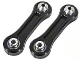 BMR Rear Lower Vertical Links; Spherical Bearings; Black Anodized (15-23 Mustang, Excluding GT500; 24-25 Mustang w/o Performance Pack)