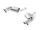 Borla ATAK Axle-Back Exhaust with Polished Tips (16-24 Camaro SS w/ NPP Dual Mode Exhaust or Quad Exhaust)