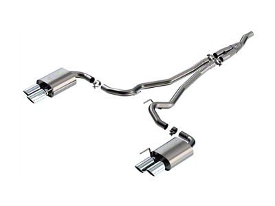 Borla ATAK Cat-Back Exhaust with Chrome Tips (24-25 Mustang EcoBoost w/o Active Exhaust)