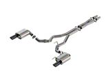 Borla ATAK Cat-Back Exhaust with Black Chrome Tips (24-25 Mustang GT Fastback w/o Active Exhaust)