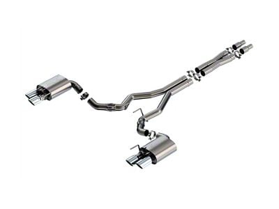 Borla ATAK Cat-Back Exhaust with Chrome Tips (2024 Mustang GT Fastback w/ Active Exhaust)