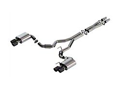 Borla ATAK Cat-Back Exhaust with Quad Black Carbon Fiber Tips (2024 Mustang GT Fastback w/o Active Exhaust)