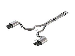 Borla ATAK Cat-Back Exhaust with Quad Black Chrome Tips (2024 Mustang GT Fastback w/o Active Exhaust)