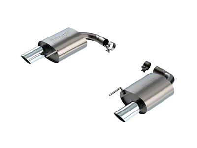 Borla S-Type Axle-Back Exhaust with Chrome Tips (24-25 Mustang EcoBoost w/o Active Exhaust)