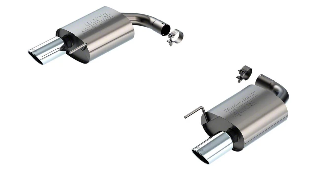 Borla Mustang S Type Axle Back Exhaust With Chrome Tips