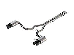 Borla S-Type Cat-Back Exhaust with Black Carbon Fiber Tips (2024 Mustang GT Fastback w/ Active Exhaust)