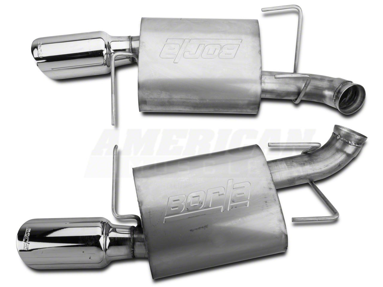 Borla Mustang S-Type Axle-Back Exhaust with Polished Tips 11789 (11-12 ...