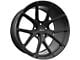 Bravado Tribute Matte Black Wheel; Rear Only; 18x10 (06-10 RWD Charger)