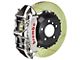 Brembo GT Series 6-Piston Front Big Brake Kit with 14-Inch 2-Piece Type 1 Slotted Rotors; Nickel Plated Calipers (11-23 5.7L HEMI, V6 Challenger)